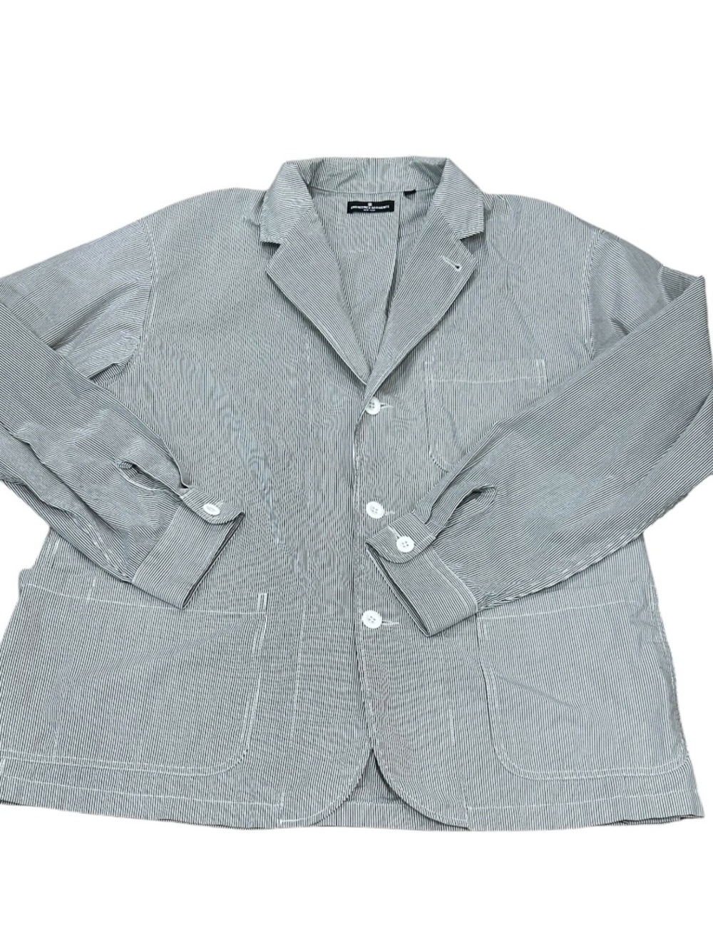 ENGINEERED GARMENTS NY PINSTRIPE BLAZER MEN'S SIZE L LARGE LIKE NEW Jacket
